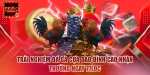 Trải Nghiệm Đá Gà Cựa Dao Đỉnh Cao Nhận Thưởng Ngay 77loc